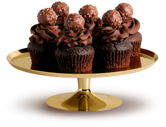 Cupcakes mit Ferrero Rocher